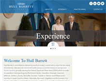 Tablet Screenshot of hullbarrett.com